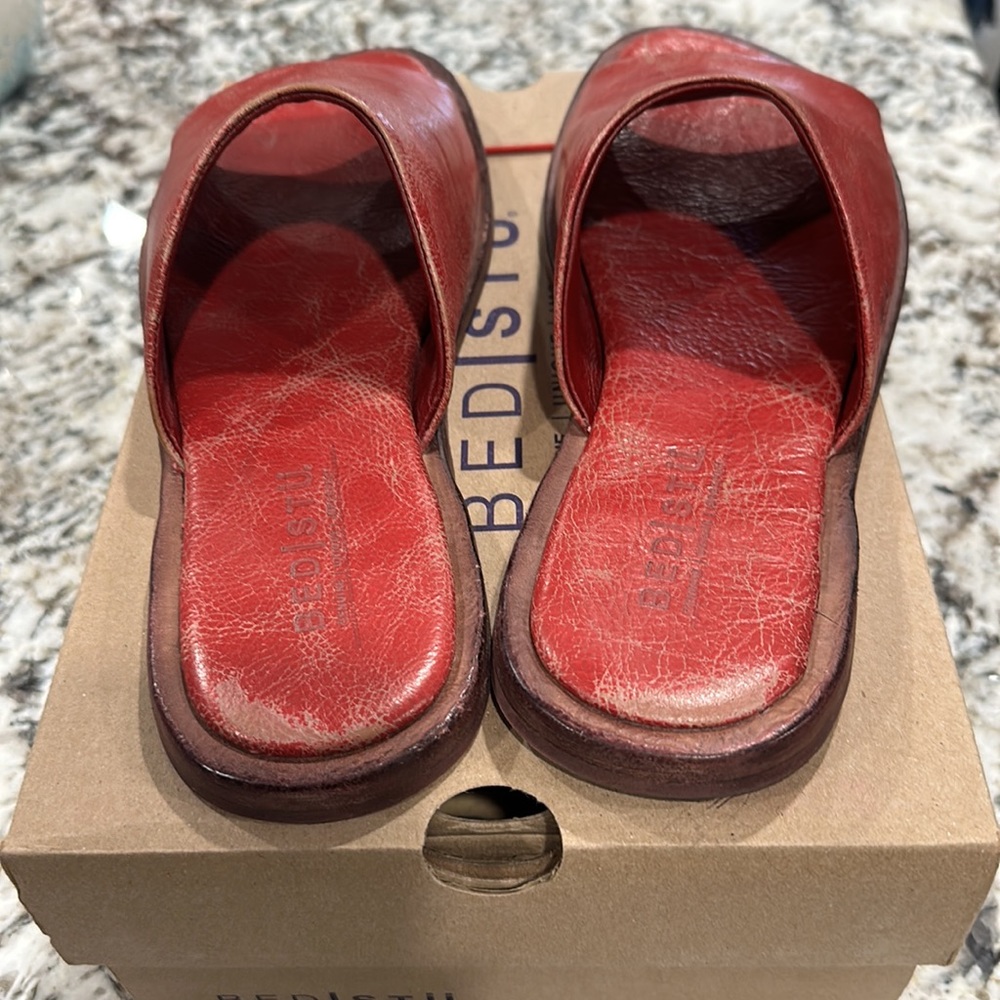 Bed Stu Leather Slide Sandals - Kate - Picture 6 of 10
